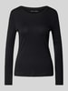 Christian Berg Woman Longsleeve mit Rundhalsausschnitt Black