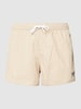 Emporio Armani Badehose mit Label-Stitching Modell 'Basic' Sand