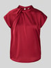 Neo Noir Blouseshirt met opstaande kraag Rood