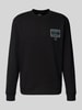 Tommy Jeans Regular Fit Sweatshirt aus reiner Baumwolle Black