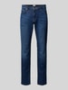 Brax Slim fit jeans met 5-pocketmodel, model 'Chuck' Donkerblauw