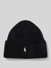 Polo Ralph Lauren Czapka wełniana z wyhaftowanym logo Czarny