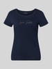 Tom Tailor regular fit T-shirt van puur katoen Marineblauw