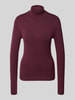 Vero Moda Slim coltrui van viscosemix, model 'GLORY' Bordeaux