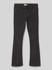 Only Slim Fit Jeans mit ausgestelltem Bein Modell 'MILA-IRIS' Black