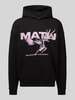 Review X MATW Hoodie met labelprint Zwart