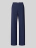 Raffaello Rossi Wide Leg Stoffhose mit Strukturmuster Modell 'PALINA' Marine