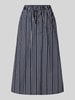 FREE/QUENT Midirok met tunnelkoord, model 'Malay' Donkerblauw