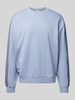 Calvin Klein Jeans Oversized sweatshirt van katoenmix Lichtblauw