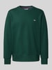 Gant Sweatshirt mit  Label-Stitching Modell 'SHIELD' Dunkelgruen