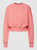 CHAMPION Kort sweatshirt met labeldetails Fuchsia