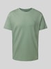 JOOP! Collection T-shirt met labelstitching, model 'Priamo' Lichtgroen