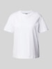 Stefanel T-shirt met ronde hals Wit