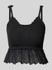Only Slim Fit Trägertop aus Baumwoll-Mix Modell 'KRISTIN' Black