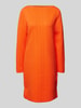 s.Oliver RED LABEL fließendes Midi-Kleid mit Baumwolle Orange