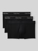 Calvin Klein Underwear Low Rise Trunk aus Baumwoll-Mix im 3er-Pack Black