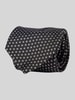 altea Seidenkrawatte mit Strukturmuster Modell 'Gange' Black