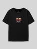 Jack & Jones T-Shirt mit Label-Print Modell 'CANGGU' Black