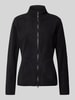 Christian Berg Woman Sweatjacke mit Stehkragen Black