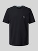 BOSS Green T-Shirt mit Label-Stitching Modell 'Taddy' Dunkelblau