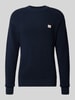 Calvin Klein Jeans Strickpullover mit Label-Patch Marine