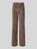 Noisy May Straight fit corduroy broek, model 'OLANDA' Camel