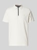 Lerros Regular fit poloshirt met logodetail Offwhite
