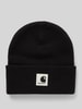 Carhartt Work In Progress Beanie mit Label-Patch Modell 'ASHLEY' Black