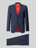 HUGO Garnitur o kroju super slim fit z mieszanki wełny model 'ARTI/HESTEN' Granatowy