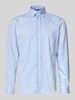 Christian Berg Men Regular Fit Business-Hemd mit Button-Down-Kragen Bleu
