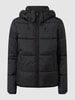 Tom Tailor Denim Steppjacke mit abnehmbarer Kapuze Schwarz
