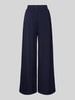 mbyM Wide leg stoffen broek met steekzakken, model 'Asaka' Marineblauw