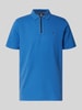 Lerros Regular fit poloshirt met logodetail Petrol