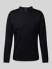 Strellson Longsleeve mit Stehkragen Modell 'Pepe' Anthrazit