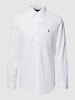 Polo Ralph Lauren Freizeithemd mit Button-Down-Kragen Weiss