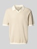 Only & Sons Poloshirt mit gerippten Abschlüssen Modell 'KIAN' Beige
