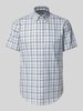Christian Berg Men Regular Fit Business-Hemd mit Button-Down-Kragen Gruen