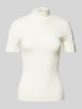 LeGer by Lena Gercke T-Shirt mit Label-Detail Modell 'Larina' Offwhite