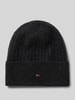 Tommy Hilfiger Mütze mit Baumwoll-Anteil Anthrazit Melange