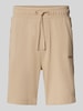 HUGO Shorts mit elastischem Bund Modell 'LIAM' Beige