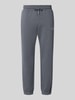 JACK & JONES Straight Fit Sweatpants aus Baumwoll-Mix Modell 'Kane' Hellgrau