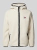 Tommy Jeans Sherpa jacket met labelpatch Beige