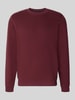 MCNEAL Sweatshirt aus Baumwoll-Mix Dunkelrot