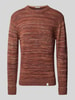 Colours & Sons Strickpullover mit Label-Details Bordeaux