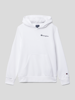 CHAMPION Hoodie met labeldetail Wit