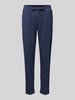 Soyaconcept Slim fit sweatpants met tunnelkoord, model 'BANU' Donkerblauw