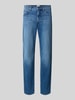 Brax Straight Fit Jeans aus Baumwoll-Mix Modell 'Cadiz' Jeansblau