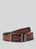 Lloyd Men's Belts Riem met labeldetail Middenbruin
