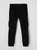 Garcia Cargohose mit elastischem Bund  Schwarz