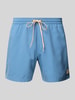 Quiksilver Badehose mit Label-Detail und elastischem Bund Hellblau
